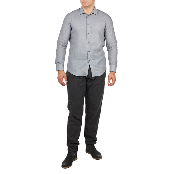 Maison Martin Margiela Shirt Men size L Light Slate Gray